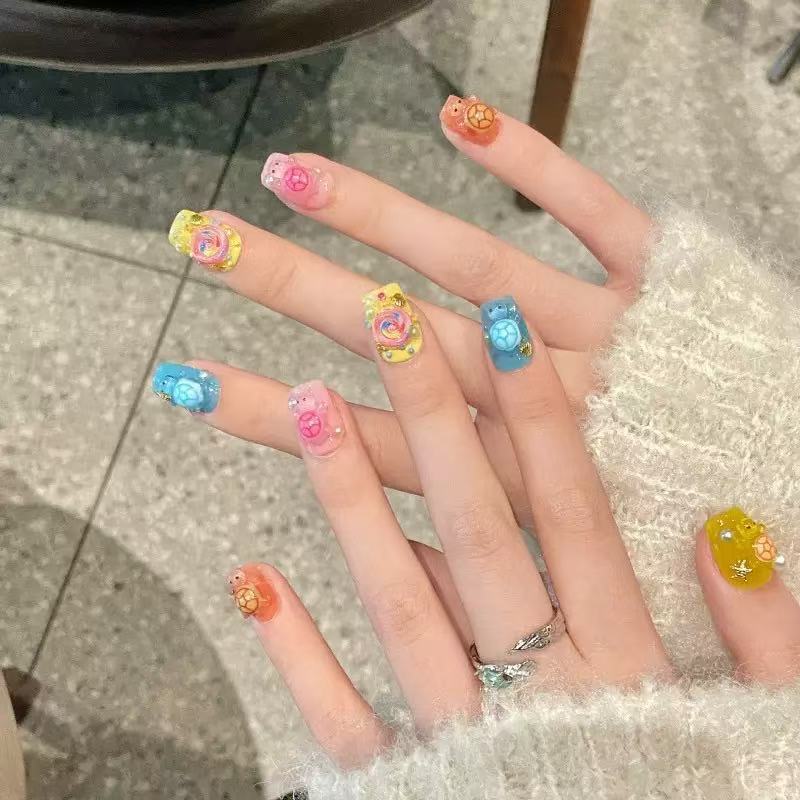 Resin Crafts Diy - 100 mini kolorowych żywicznych ozdób w