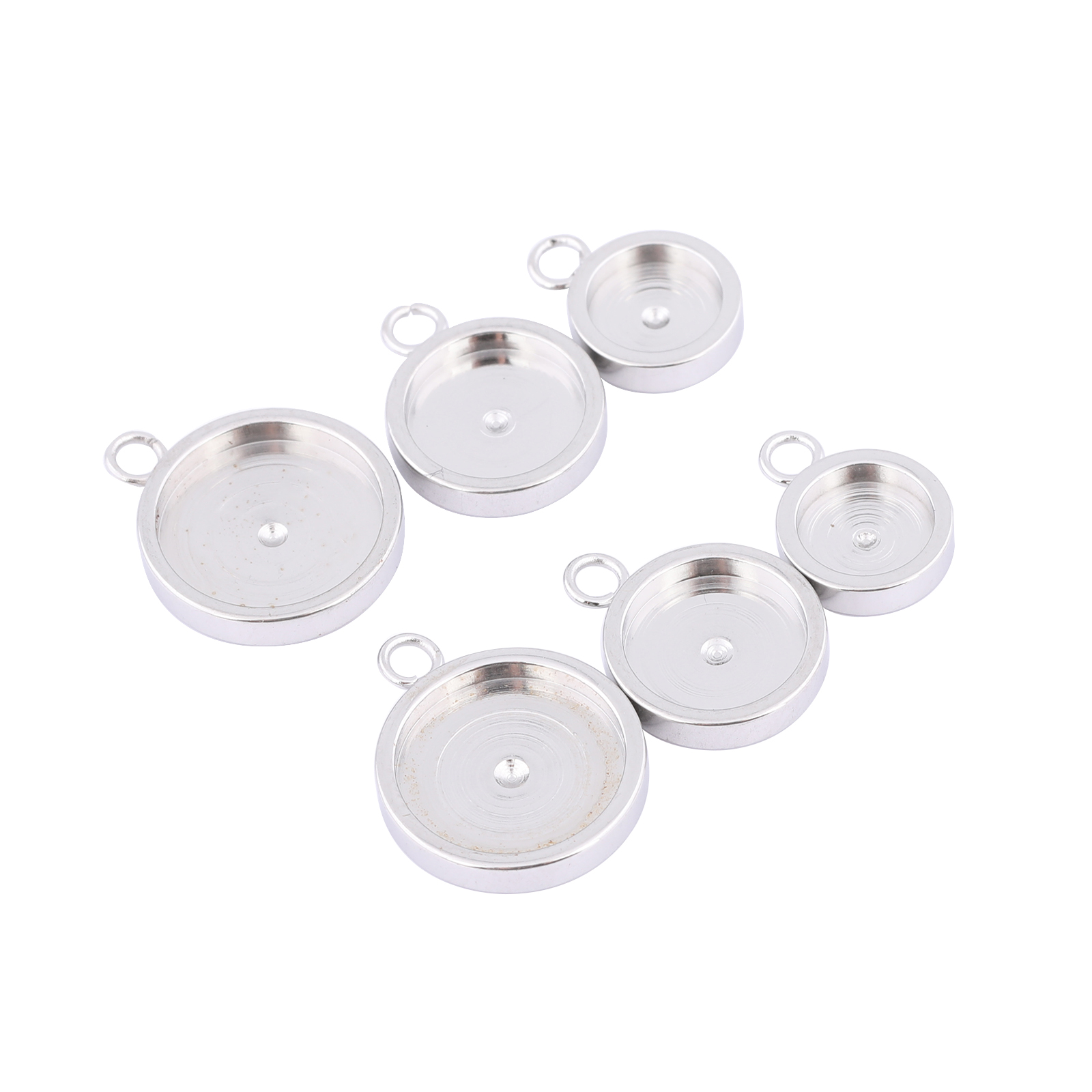 20 szt. Ze stali nierdzewnej 6 – Bezels Set Pendant recenzja i cena