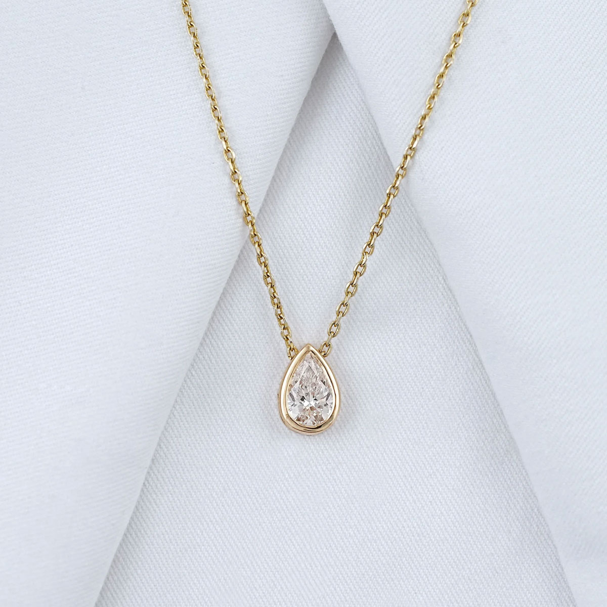 Naszyjnik z moissanitem o szli – Bezels Set Pendant recenzja i cena